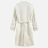 Women’s Ivory White Leather Coat