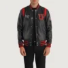Liberte USA Men’s Black Leather Varsity Jacket