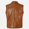 Men’s Classic Riders Edge Brown Leather Vest