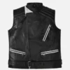 Men’s Elite Vanguard Black Biker Vest