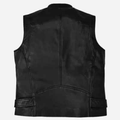 Men’s Elite Vanguard Black Biker Vest