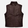 Men’s Vintage Road Shaper Leather Vest