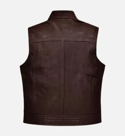 Men’s Vintage Road Shaper Leather Vest