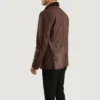 Rocky Men’s Brown Fur Leather Coat