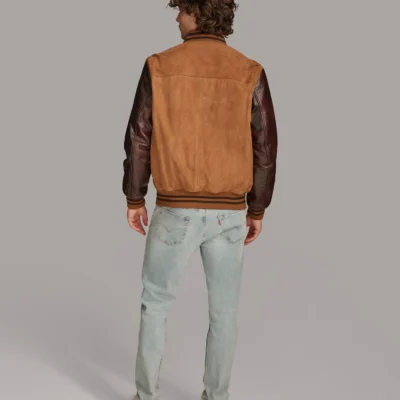 Sawyer Retro Varsity Letterman Jacket back