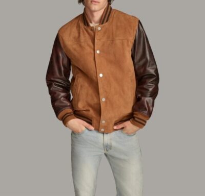 Sawyer Retro Varsity Letterman Jacket front