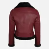 Women’s Classic Biker Shearling Leather Jacket