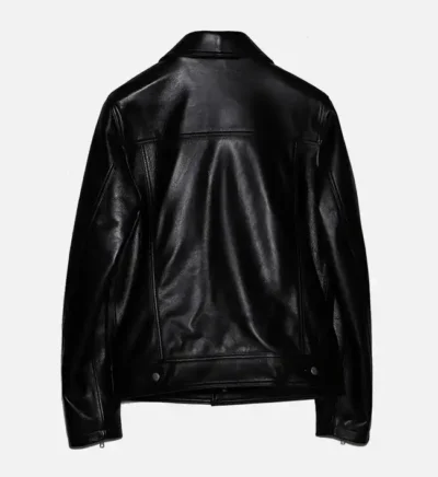 Women’s Classic Black Trucker Biker Jacket
