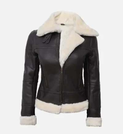 Women’s Timeless B3 Shearling Leather Aviator Jacket