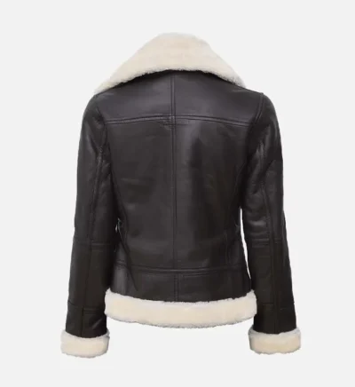 Women’s Timeless B3 Shearling Leather Aviator Jacket