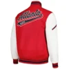 Atlanta Braves Script Tail Heritage Red & White Jacket