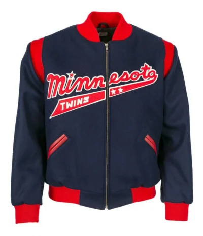 1965 Minnesota Twins Heritage Blue Varsity Jacket