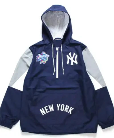 1999-World-Series-new-york-yankees-pullover-windbreaker-Jacket