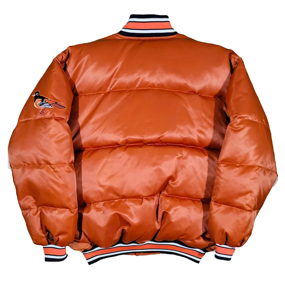 90s-baltimore-orioles-puffer-orange-satin-jacket