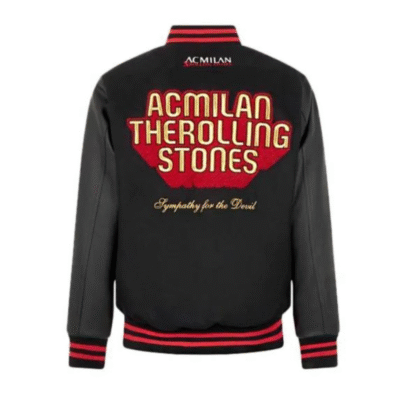 AC Milan x Rolling Stones Signature Varsity Jacket