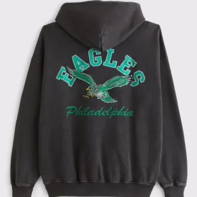 Abercrombie Philadelphia Eagles Graphic Popover Hoodie For Sale