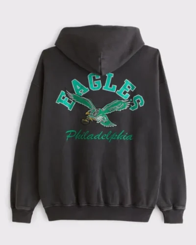 Abercrombie Philadelphia Eagles Graphic Popover Hoodie For Sale