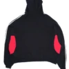 Adidas x Balenciaga Black-Red Fusion Hoodie