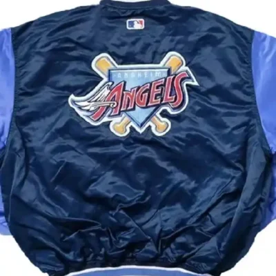 Anaheim Angels Starter Blue Satin Jacket Shop Now