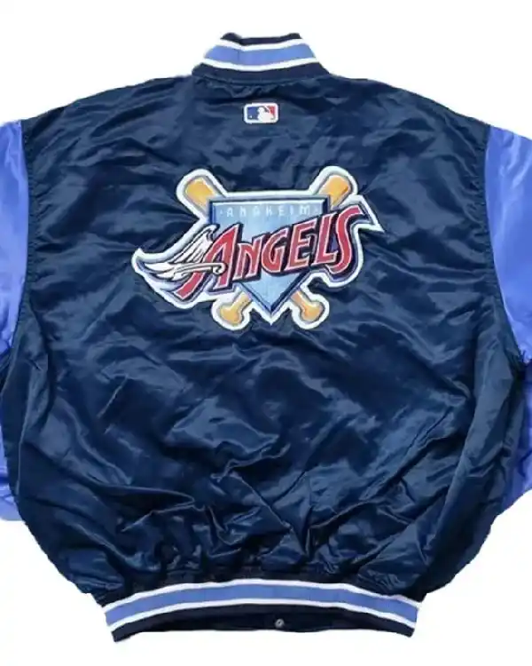 Anaheim Angels Starter Blue Satin Jacket Shop Now