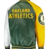 Athletics Classic Reliever Satin Varsity Jacket in Team Colors