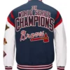 Atlanta Braves Home Team Tribute Navy and White Jacket