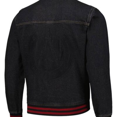 Atlanta United FC Classic Black Denim Jacket