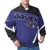 Baltimore Ravens Purple Racing Jacket