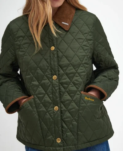 Barbour Heritage Olive Insulated Quilted Jacket