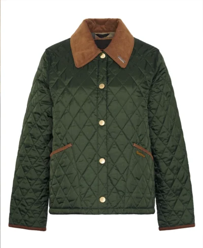 Barbour Heritage Olive Insulated Quilted Jacket