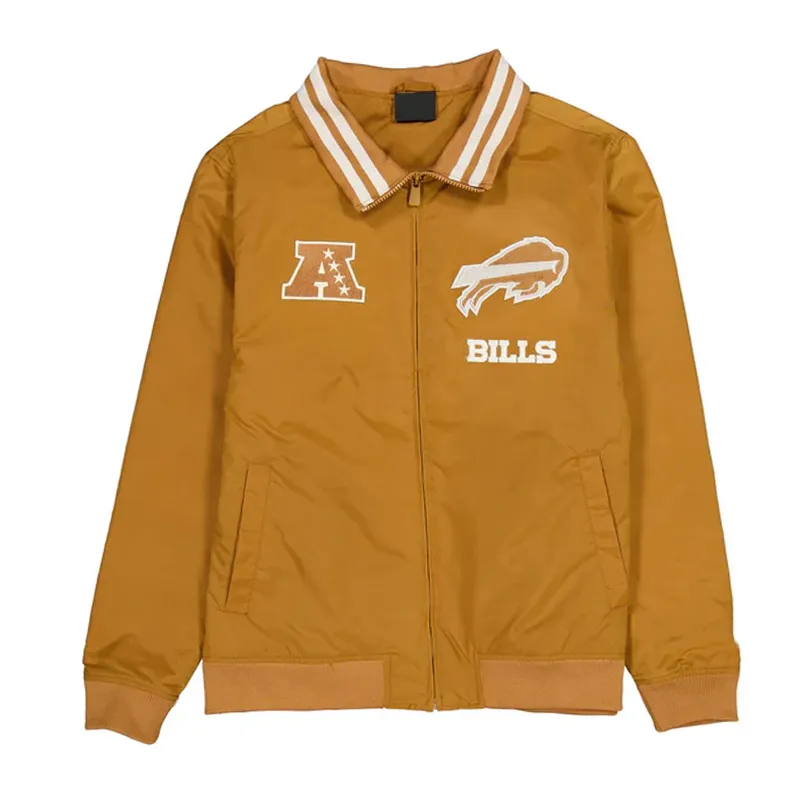 Buffalo Bills Bronze Team Logo Jacket