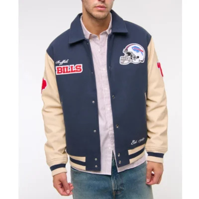 Buffalo Bills Two-Tone Varsity Bomber Jacket