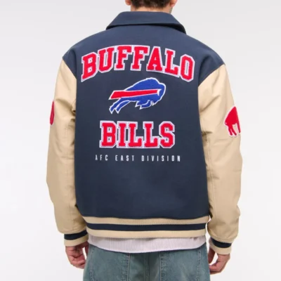 Buffalo Bills Two-Tone Varsity Bomber Jacket