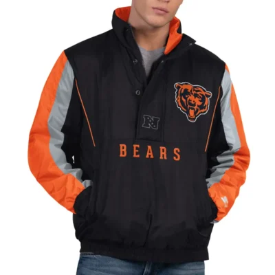Chicago Bears Prime Time Gridiron Half-Zip Jacket