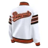 Cincinnati Bengals Classic White Fleece Jacket