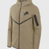 Detroit-Lions-Mens-Brown-Tech-Sports-Windrunner-Hoodie