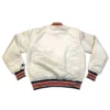 Detroit Tigers Classic 80s White Satin Jacket