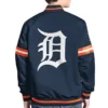 Detroit Tigers Scout Satin Varsity Jacket