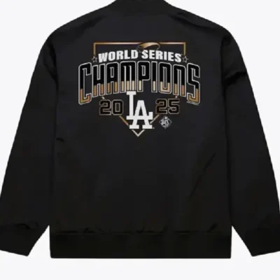 Dodgers 2025 World Series Champions Satin Jacket Shop now