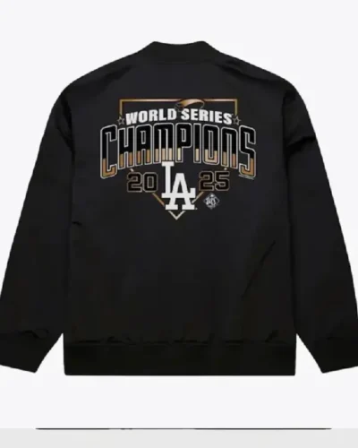 Dodgers 2025 World Series Champions Satin Jacket Shop now