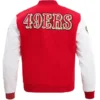 Gallagher-San-Francisco-49ers-Wool-Red-Varsity-Jacket-Back