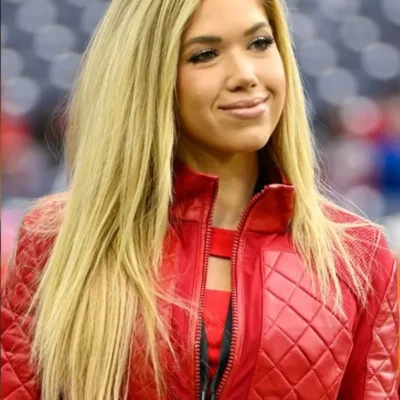 Gracie-Hunt-Red-Leather-Jacket
