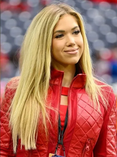 Gracie-Hunt-Red-Leather-Jacket