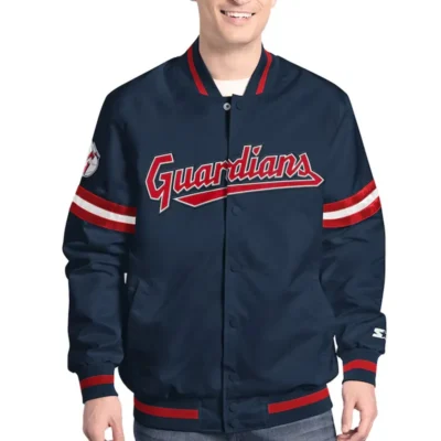 Guardians Classic Scout Satin Varsity Jacket