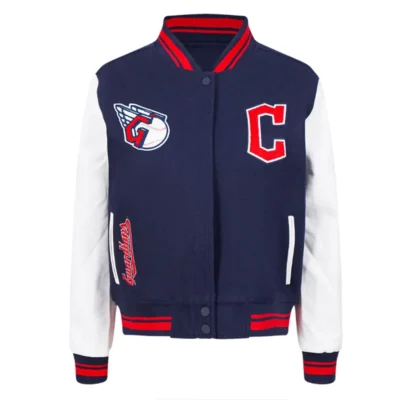 Guardians Retro Rib-Trim Varsity Jacket