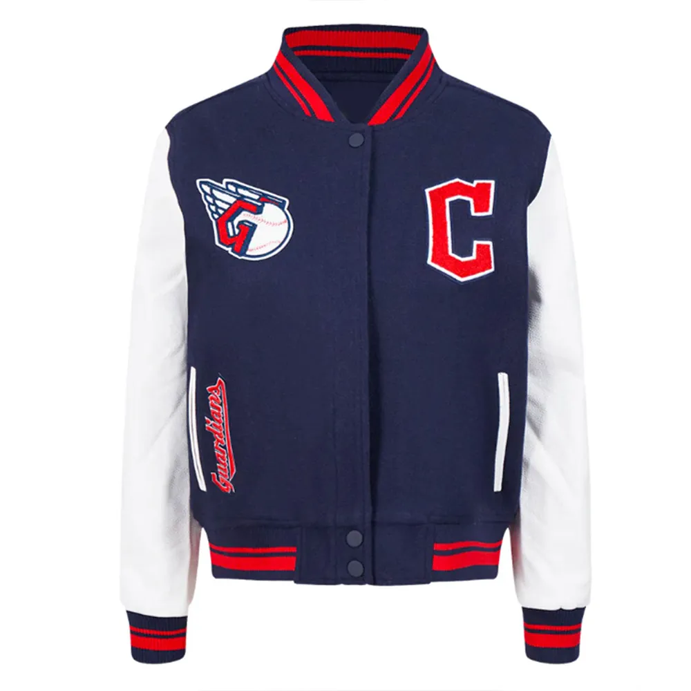Guardians Retro Rib-Trim Varsity Jacket