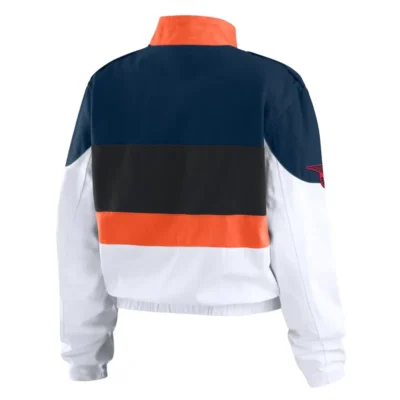 Houston Astros Bold Racing Orange and White Zip Jacket