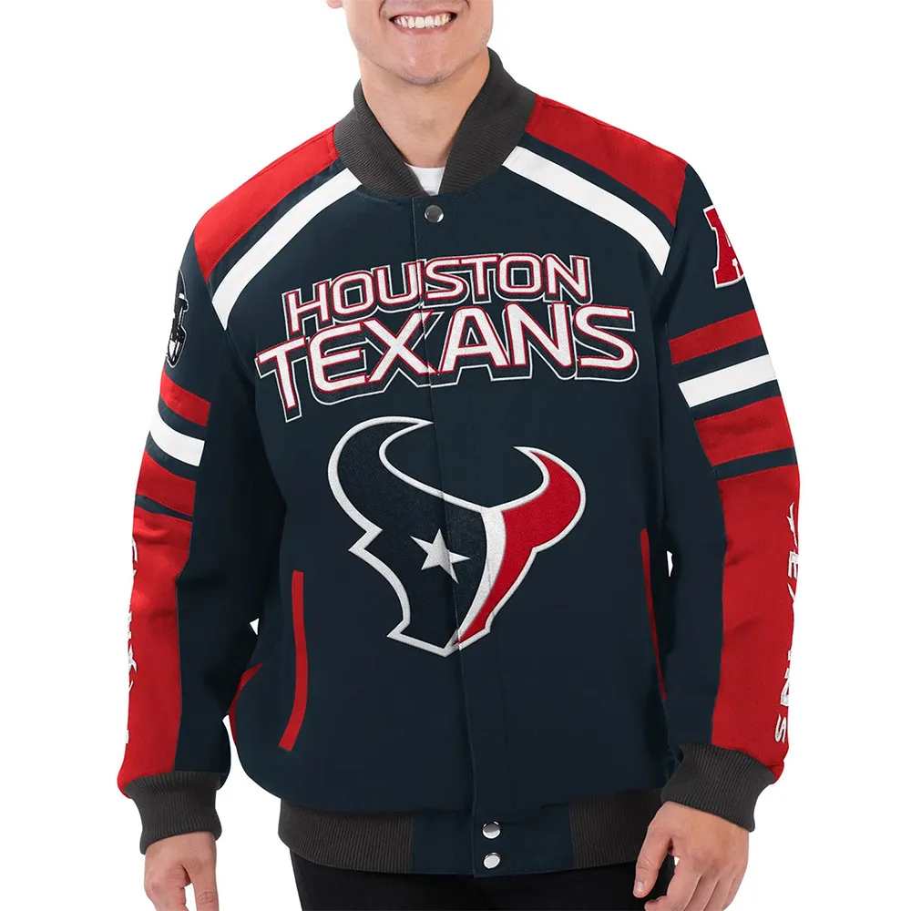 Houston Texans Premium Power Forward Racing Jacket