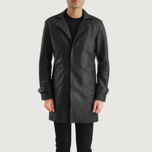 Infinity Timeless Get Infinity Timeless Black Leather Coat - Nova Jacket