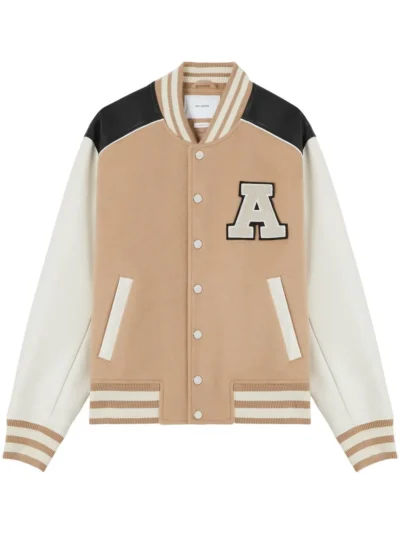 Ivy Beige Varsity Jacket